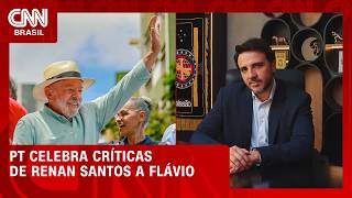 Vídeo: PT entende que críticas de Renan Santos a Flávio “furam a bolha” lulista | CNN 360°
