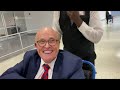 Only on AP: Giuliani comments on testimony - Video