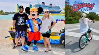 Disney Wish Cruise 2024 - CASTAWAY CAY! Island Bike Ride, BBQ, NEW Character Outfits, Beach & MORE!