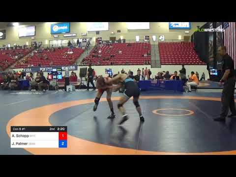 2018 Marine Corps US Open/Senior Men's Freestyle 61 Con 8 #1 - A.J. Schopp (BRTC) Vs. Joey Palmer