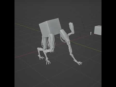 Procedural Robot Animation in Geometry Nodes