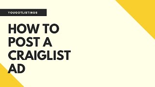 You Got Listings -- Posting Craigslist Ads via Penny Posting
