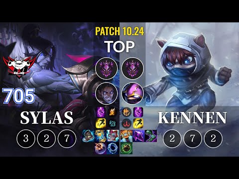 JDG 705 Sylas vs Kennen Top - KR Patch 10.24