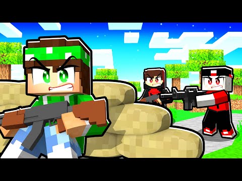 HO SFIDATO I MIEI AMICI IN UNA BATTAGLIA CON LE ARMI su MINECRAFT!