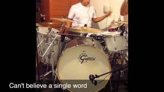 VHS or BETA - Can't Believe A Single Word Drum Cover