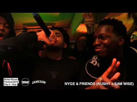 Nyge & friends (Rushy + Sam Wise) | Boiler Room Festival | Day 2: Rap