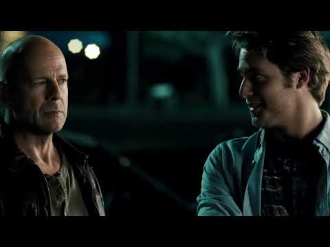 Die Hard 4 John Confronts Lucy at college scene