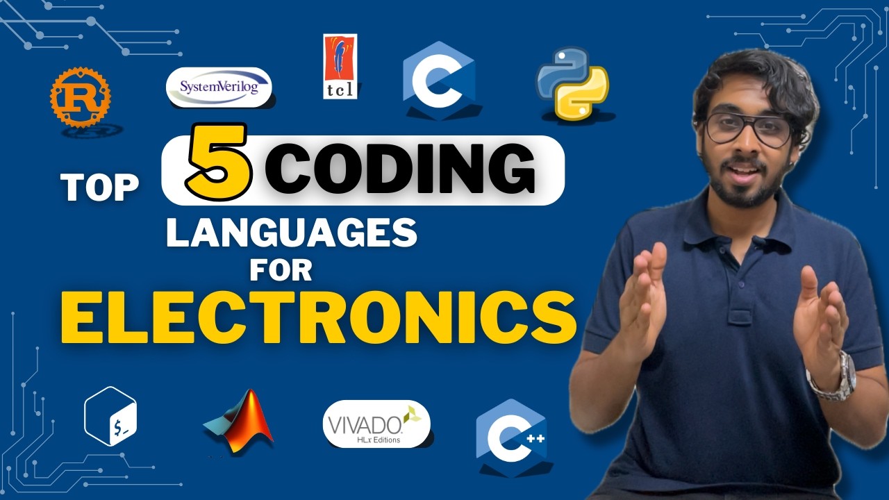 Top 5 coding languages for electronics in 2026 | VLSI | EMBEDDED (ECE/EEE/EIE)