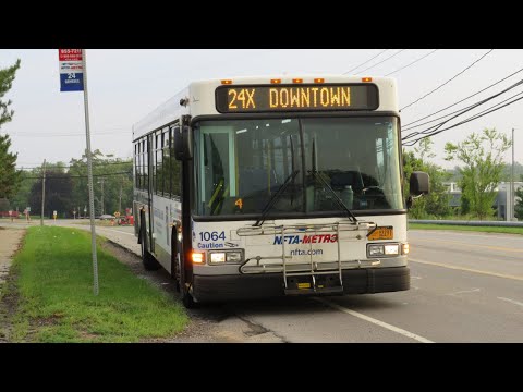 NFTA METRO RIDE | ROUTE 24X INBOUND | FULL ROUTE | BUS 1064 - 2010 GILLIG ADVANTAGE