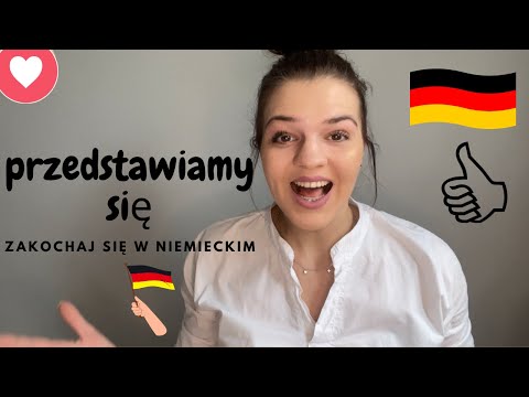 Nauka j.niemieckiego od podstaw - zakochaj się w niemieckim! Przedstawiamy się! #1 Napisy PL/ANG/DE