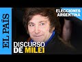 ELECCIONES ARGENTINA 2023 | El discurso de Javier Milei a sus seguidores | EL PAÍS