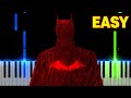 THE BATMAN Theme (2022) | EASY Piano Tutorial