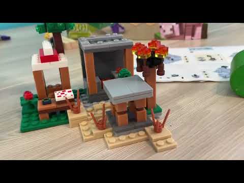 Сборка конструктора 'кузница майнкрафта' / Minecraft forge set