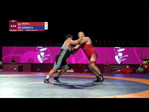 1/2 GR - 130 kg: E. POPP (GER) v. R. KAYAALP (TUR)