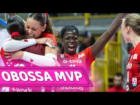 JOSEPHINE OBOSSA MVP,  All points in Busto Arsizio - Scandicci | Lega Volley Femminile 2024/25