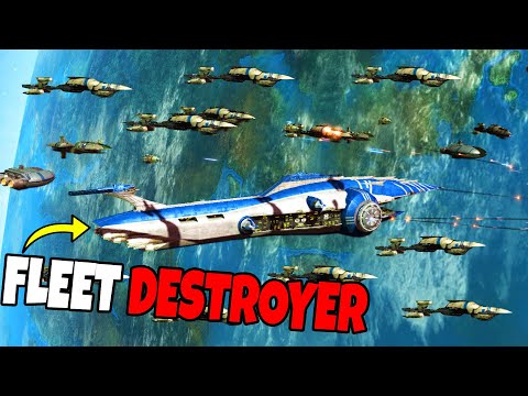 Huge Mega-Ship Destroys ENTIRE FLEETS! - Star Wars EAW: Fall of the Republic Mod S3E17