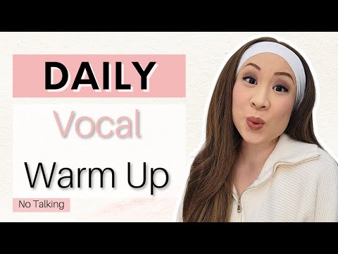 Daily Vocal Warm Up #4 (no talking version) For Stronger Singing Voice (Female Voices)