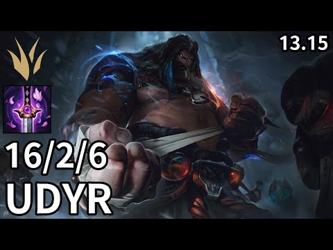Udyr Jungle vs Dr. Mundo - EUW Grandmaster | Patch 13.15