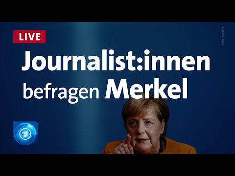 Pressekonferenz zur Corona-Lage: Journalist:innen befragen Merkel
