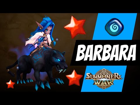 New monster Barbara! Water Beast Rider in Summoners War