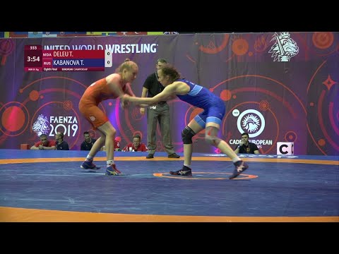 1/8 WW - 61 kg: T. DELEU (MDA) v. T. KABANOVA (RUS)