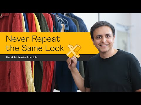 Never repeat the same outfit — permutations in everyday life