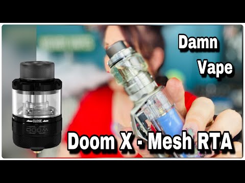 Mesh & 8ml capacity | Doom X RTA by Damn Vape