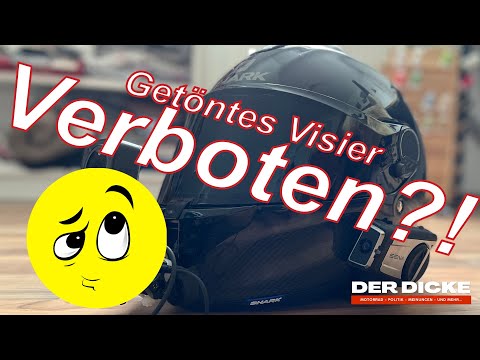 Der Dicke klärt auf! #1 Sind getönte Helmvisiere verboten? 4K | Deutsch #helmvisier #motorrad #helm