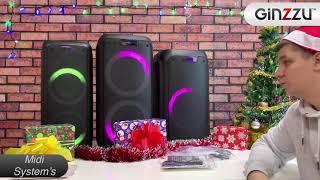 Характеристики Музыкальный центр Ginzzu GM-212(Б/У) (M00214527 ...