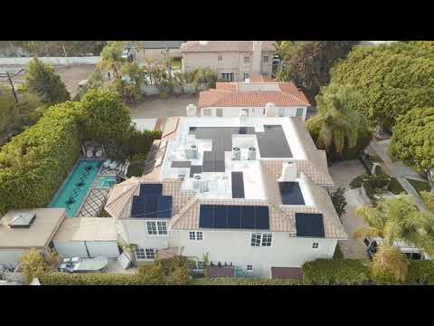 Beverly Hills Estate Aerial Footage #3