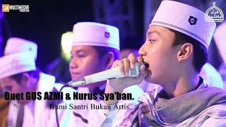 Download lagu ' Duet KEREN Abizz ' GUS AZMI dan NURUS SYA'BAN - Kami Santri Bukan Artis. mp3