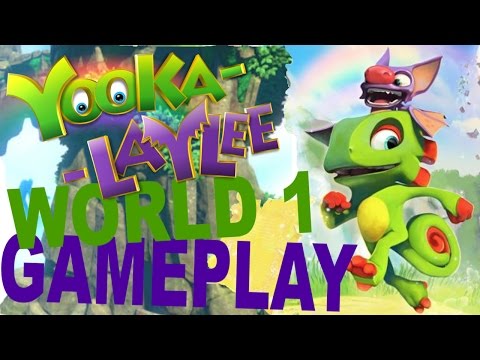 yooka laylee gameplay walkthrough pc 1080p commentary world 1