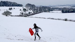 video: Storm Darcy: Snow day as schools tell pupils remote learning is cancelled in favour of sledging 