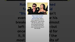 Robin Thicke shocked fans when he said “Blurred Lines” #robinthicke #shortsvideo