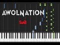 Awolnation - Sail [Piano Tutorial] (  ) 