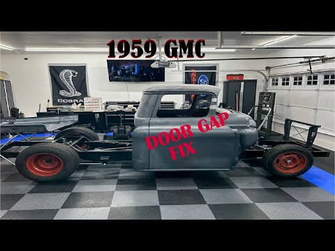 1959 GMC Truck Build. Door gap alignment how to.