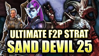 EASIEST F2P Strategy! SAND DEVIL 25 Guide - Coldheart & Godseeker Aniri DUO ⁂ Raid: Shadow Legends