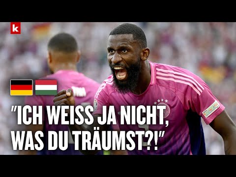 EM-Titel für Deutschland? Rüdiger hat klare Meinung | Deutschland - Ungarn 2:0