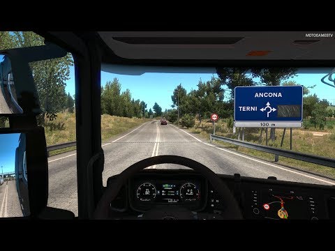 Euro Truck Simulator 2 - Driving from Munich to Ancona (One Truck Family Event) [4K 60FPS]