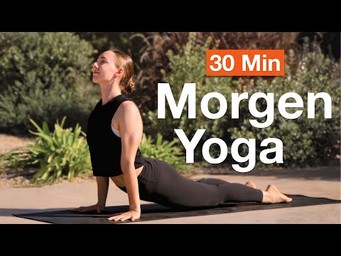 30 Min Morning Yoga | Ganzkörper Vinyasa Flow für Energie, Kraft & Beweglichkeit | Für alle Level