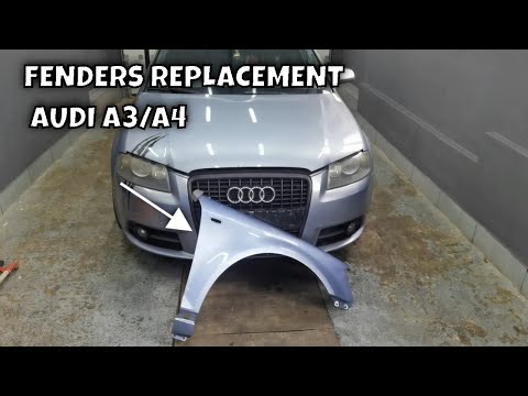 Front Fenders Replacement On AUDI A3/A4