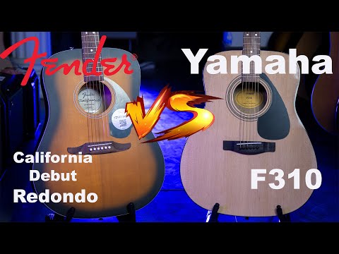 Fender California Debut Redondo VS Yamaha F310 - Acoustic Battle #23