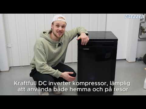 Kompressorkylskåp Frezzer Pro 85L 12/24V Svart