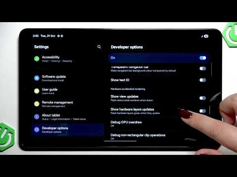 SAMSUNG Galaxy Tab A11 LTE – How to Enable Developer Options