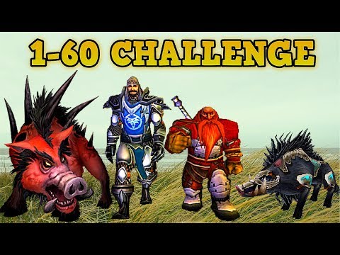 Can you level 1-60 Killing Only Boars?