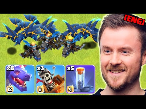 HyDra with Totem Spell and Blizzard is Insane vs MAXED TH 18!