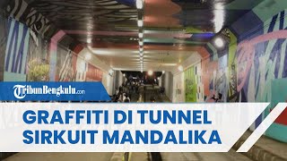 50 Seniman Indonesia Buat Graffiti di Terowongan Sirkuit Mandalika, Jadi Spot Foto Cantik Penonton