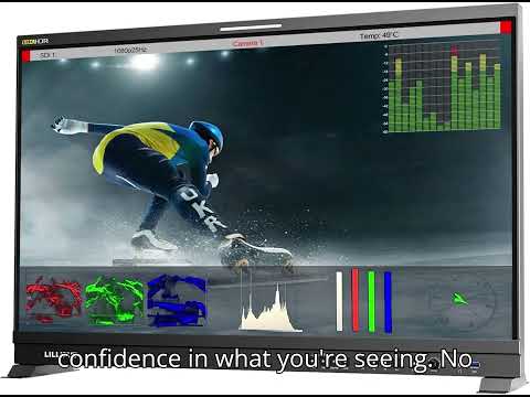 "LILLIPUT Q31-8K 31.5" 8K 12G-SDI Production Monitor – Quad View, HDR, 3D-LUT, V-Mount"