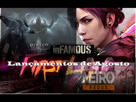 Lançamentos dos games de Agosto