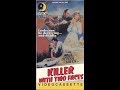 Opening Closing To Killer With Two Faces 1974 1986 VHS